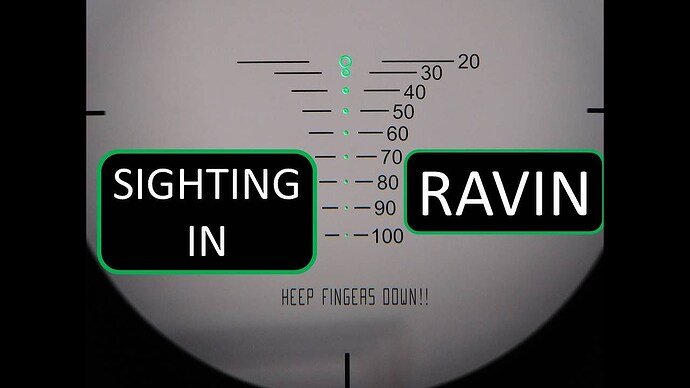 Ravin Crossbow scope sight in - YouTube